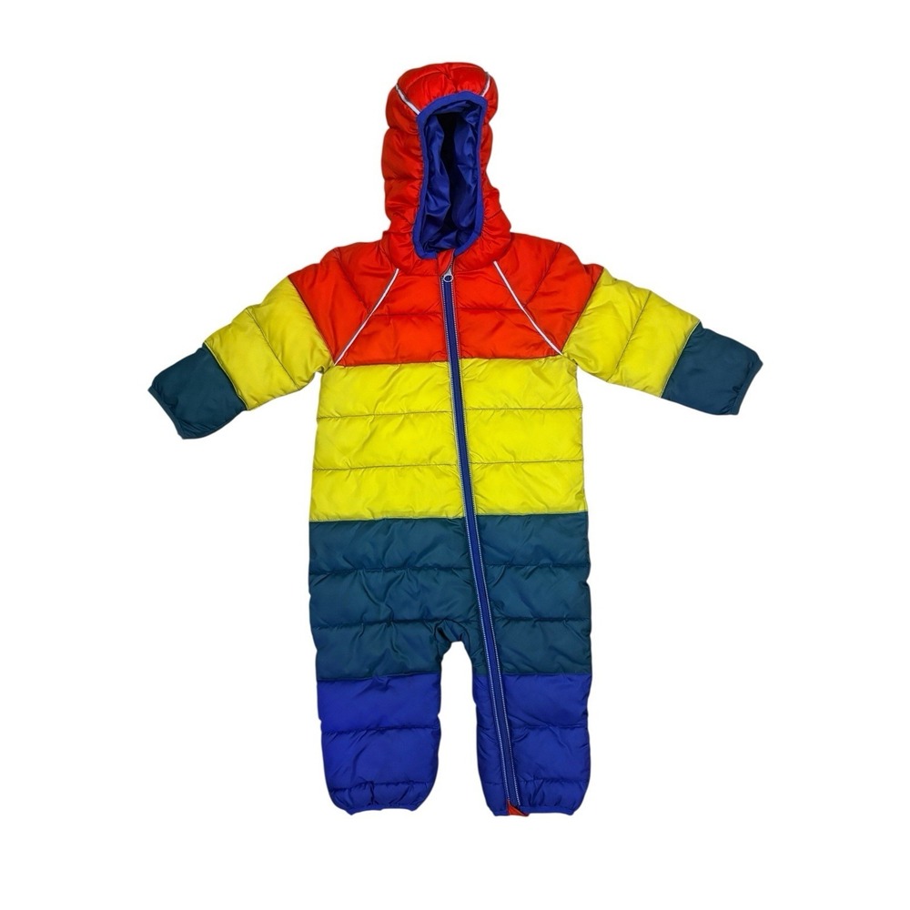 HANNAH ANDERSSON RAINBOW SNOW SUIT 6-12 MONTHS‎ PUFFER